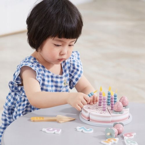 Drewniane Ciasto Tort Urodzinowy do Krojenia VIGA PolarB na Arena.pl