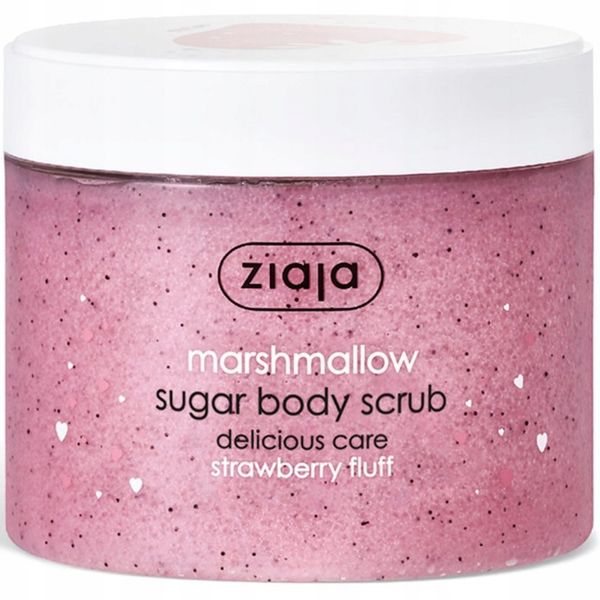 ZIAJA PEELING CUKROWY DO CIAŁA MARSHMALLOW 300ML zdjęcie 4