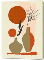 Obraz 70x100cm Wazy w Czerwieni