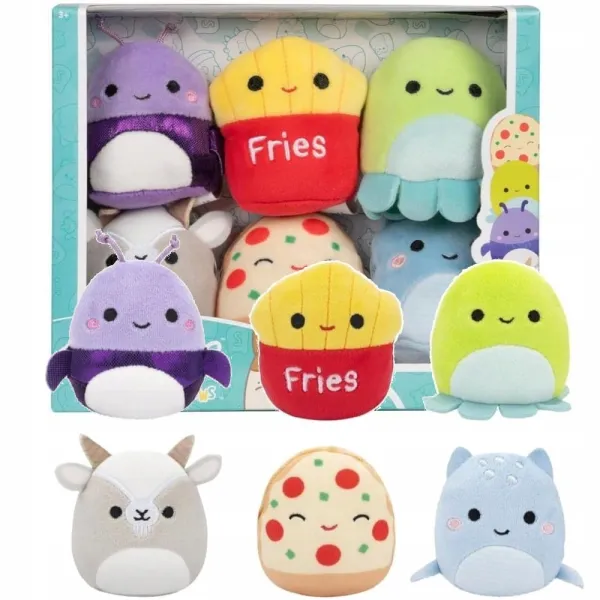 SQUISHMALLOWS MICROMALLOWS 6PACK MASKOTKI 6CM zdjęcie 3