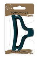 TOP CHOICE Klamra do włosów - kokarda połysk (28359) 1 szt. - mix kolorów