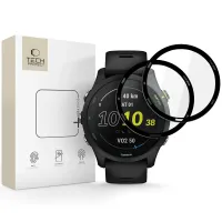 szkło hybrydowe tech-protect glass flex+ 2-pack na garmin forerunner