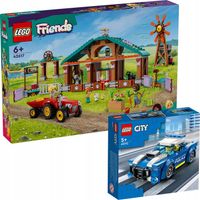LEGO Friends 42617 Schronisko dla zwierząt + Radiowóz City 60312