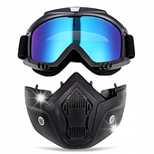 GOGLE MOTOCYKLOWE MASKA OCHRONNA NA MOTOR QUAD CROSS PAINTBALL OKULARY