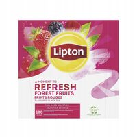 Herbata czarna aromatyzowana Lipton Refresh Owoce Leśne 100 kopert