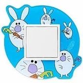 Efapel kids ramka 1-krotna niebieskie króliki 90910 nk