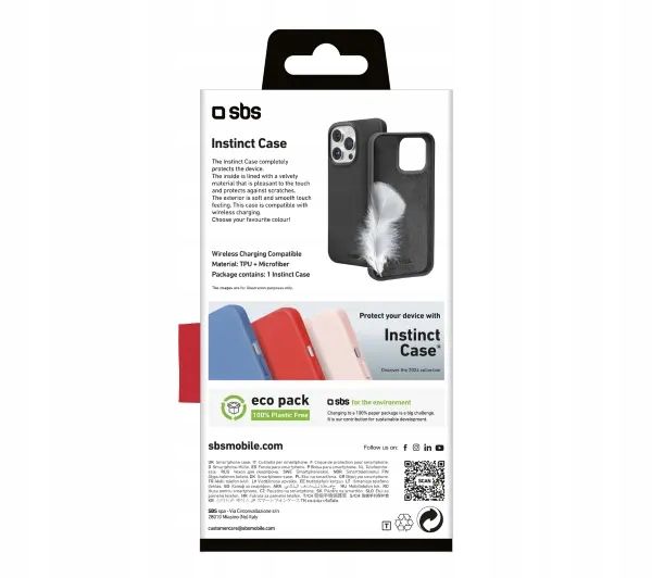 Etui plecki SBS Instinct Czarne do Apple iPhone 16 Pro zdjęcie 3