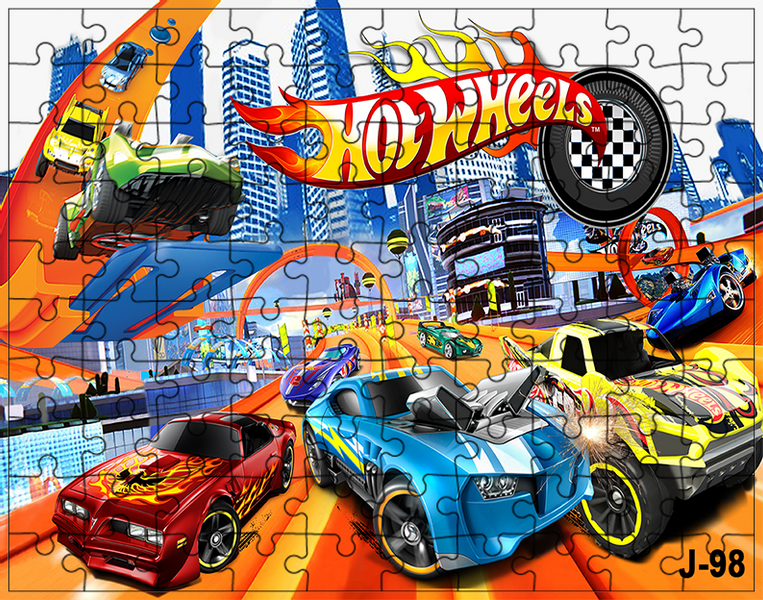 Puzzle Hot Wheels zdjęcie 1