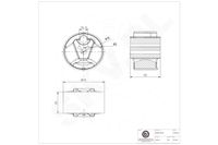 Poduszka silnika CITROEN BERLINGO / BERLINGO FIRST 2006 2007 2008 2009 2010
