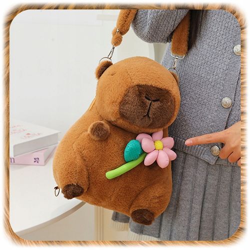 PLECAK PLUSZOWY KAPIBARA PLECACZEK CAPYBARA DO PRZEDSZKOLA SZKOŁY MASKOTKA na Arena.pl