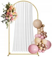 Stojak Łuk na Balony Metalowy Ścianka Tło do zdjęć KOMUNIA Wesele Stelaż 2m