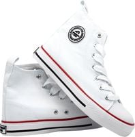 Wysokie trampki damskie American Club LH 87/24 - białe 40