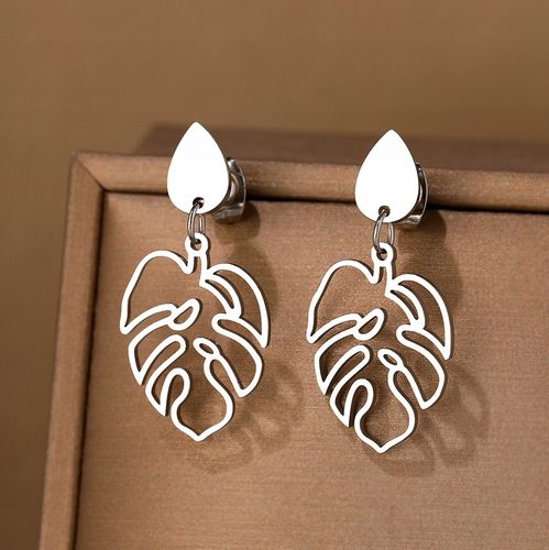 Posrebrzane 18K Kolczyki Srebrne Ze Stali Chirurgicznej 316L na Arena.pl