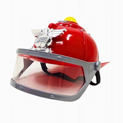 KASK STRAŻACKI Z DŹWIĘKAMI ŚWIATŁEM HEŁM STRAŻAKA DZIECI SYGNAŁ + AUTKO na Arena.pl