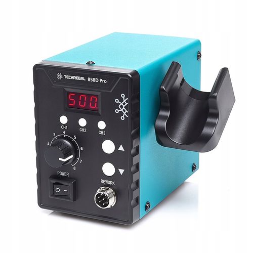 STACJA LUTOWNICZA HOT AIR GORĄCE POWIETRZE TECHREBAL 858D PRO 700W na Arena.pl