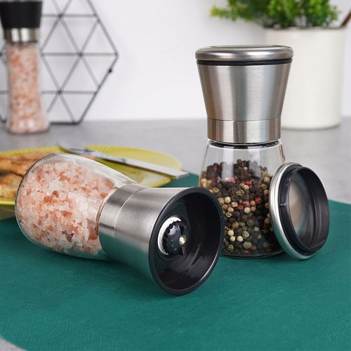 2x Młynek Pieprzu Soli Mielenia Przypraw Młynki Zestaw Młynków Przyprawnik na Arena.pl