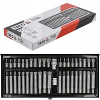 YATO ZESTAW KOŃCÓWEK RIBE TORX SECURITY 42el. BITY