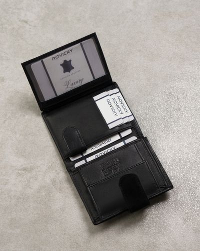 elegancki, skórzany portfel męski na zatrzask - always wild na Arena.pl