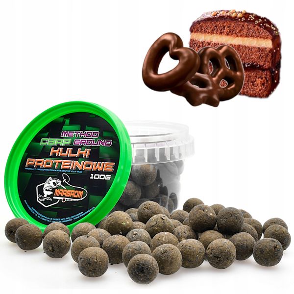 KULKI PROTEINOWE MARGROM 16mm 100g PIERNIK zdjęcie 3
