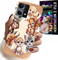 ETUI DO OPPO RENO7 4G - PLECKI DLA DZIECI W ZWIERZĘTA LEŚNE CASE