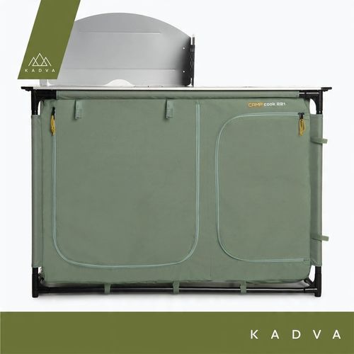 Szafka turystyczna kuchenna KADVA CAMPcook 221 zielony OS Aluminiowy Blat na Arena.pl