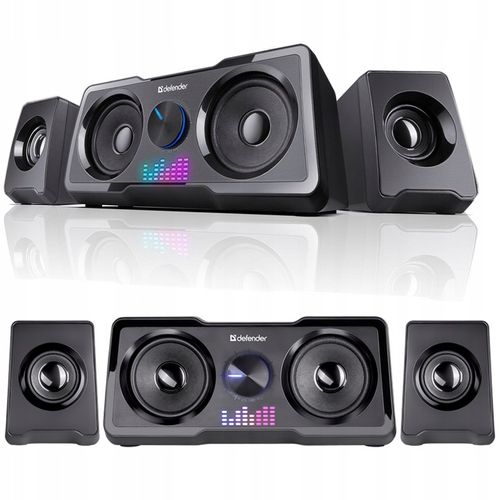 Głośniki Komputerowe 2 1 SOUNDWALL USB 16W LED RGB na Arena.pl
