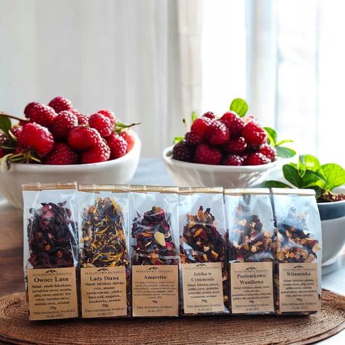 Zestaw Prezentowy 6 herbat SŁODKI UPOMINEK Prezent Koniec Roku na Arena.pl