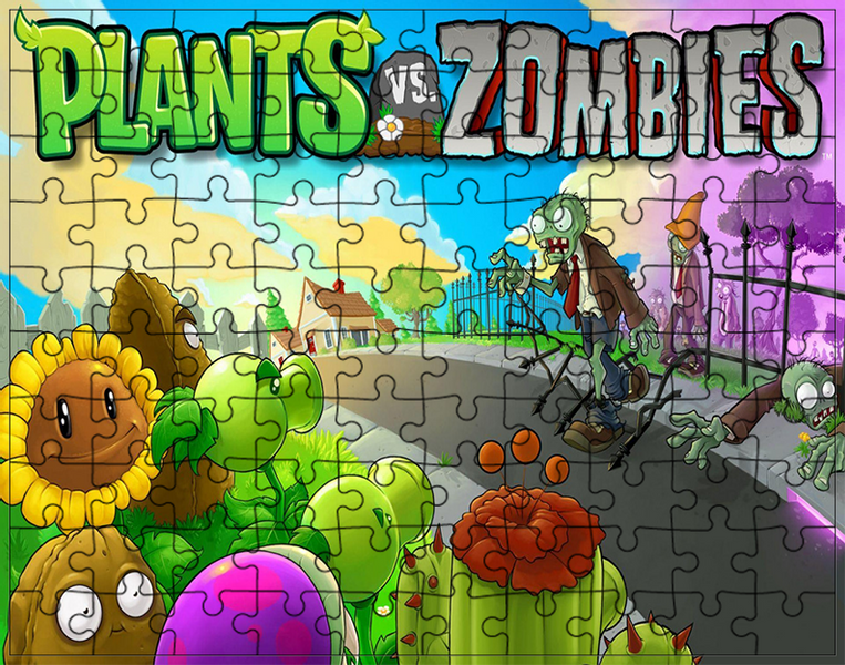 Puzzle Plants vs Zombie zdjęcie 1