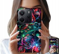 ETUI DO XIAOMI NOTE 14 4G - ŚWIĄTECZNE BOMBKI, CHOINKA, CASE + FOLIA