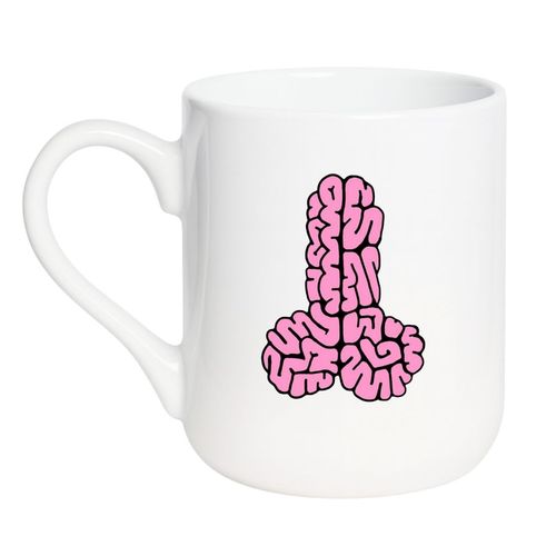 KUBEK "MÓZG - PENIS" Wzór - Elegant Coffee 330 ml na Arena.pl