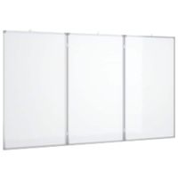 Tablica magnetyczna, składana, 180x100x1,7 cm, aluminiowa