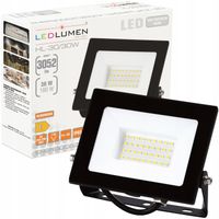 Naświetlacz LED 30W=180W 3052lm Halogen Reflektor Zewnętrzny Slim Lampa