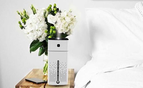 NAWILŻACZ POWIETRZA DYFUZOR ZAPACHOWY AROMATERAPIA 1L LAMPKA LED 3W BIAŁY na Arena.pl