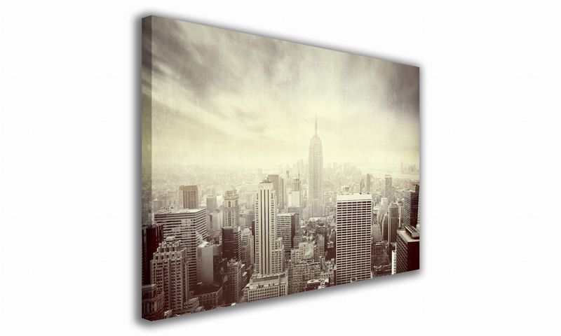 OBRAZ NA PŁÓTNIE 129 Miasto 30x20cm zdjęcie 1