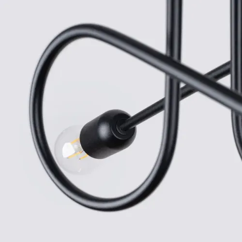 Żyrandol LOOP 2 czarny na Arena.pl