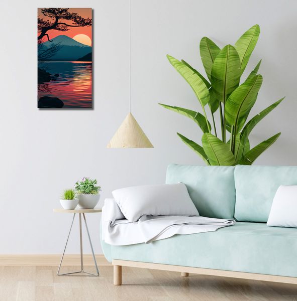 Obraz 30x60cm Góra Wieczorem zdjęcie 2