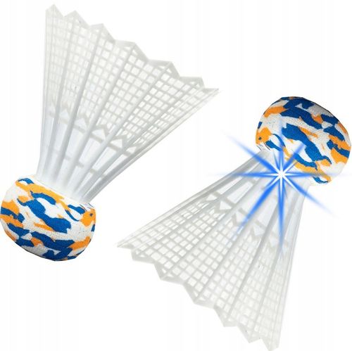 Rakietki Paletki Babington z lotkami Tenis Plażowy Badminton świecący LED na Arena.pl