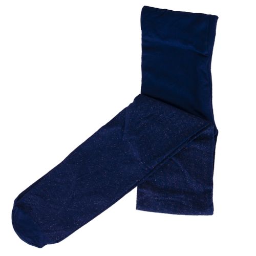 Rajstopy z microfibry 40 DEN granatowe z brokatem  92-98 na Arena.pl