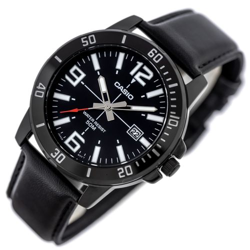 ZEGAREK MĘSKI CASIO MTP-VD01BL-1B (zd169d) + BOX na Arena.pl