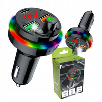 Tracer Transmiter Bluetooth FM BT USB-C 25W rozmowy Ekran BT Do Samochodu