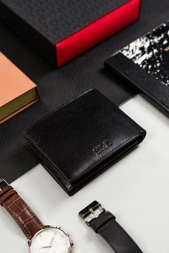 poziomy portfel męski ze skóry naturalnej - peterson na Arena.pl