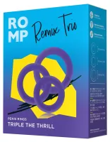 romp remix trio - zestaw 3 silikonowych pierścieni anatomicznych