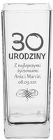 Wazon z grawerem PREZENT na urodziny 30 40 50 60