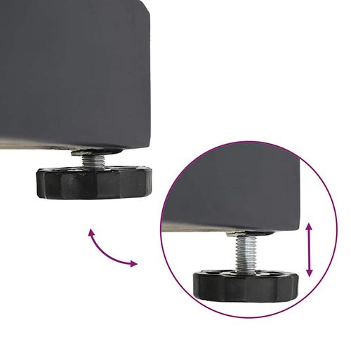 Podstawa do parasola na zewnątrz ciemno szary 48 x 48 x 32 cm na Arena.pl