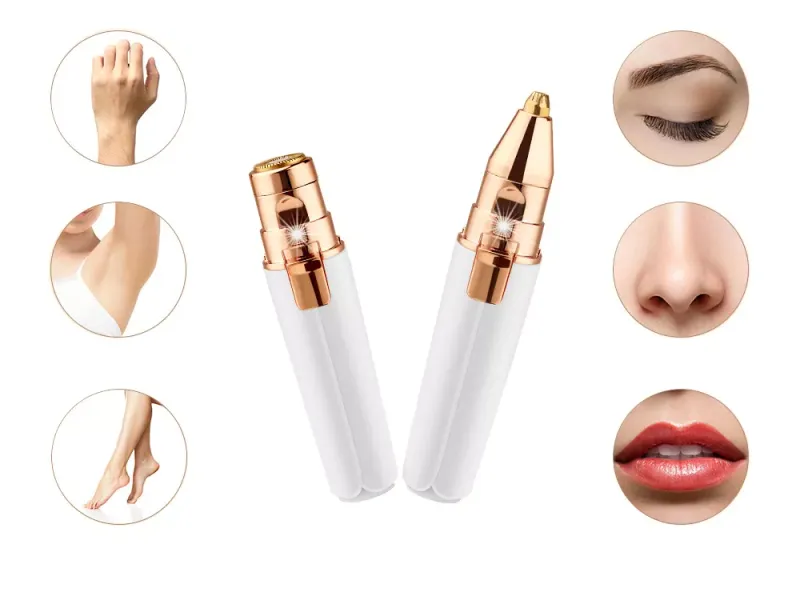 Depilator do brwi trymer do twarzy golarka damska zdjęcie 5