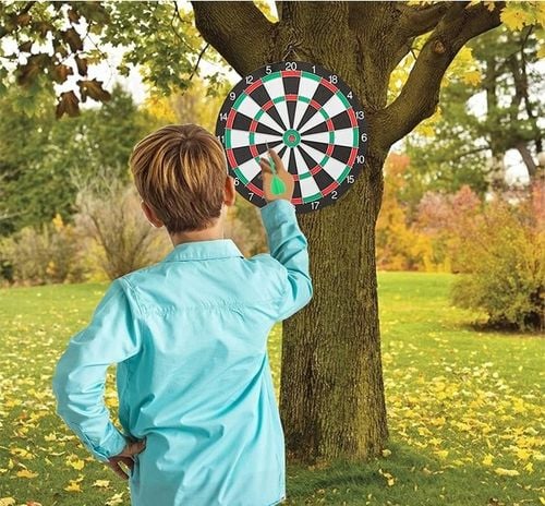 TARCZA DO GRY W DART RZUTKI LOTKI SIZALOWA ZESTAW TARCZA 38 CM + 6 RZUTEK na Arena.pl