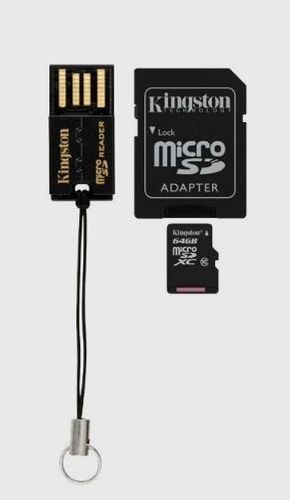 Kingston microSD 64GB + czytnik USB class 10 na Arena.pl