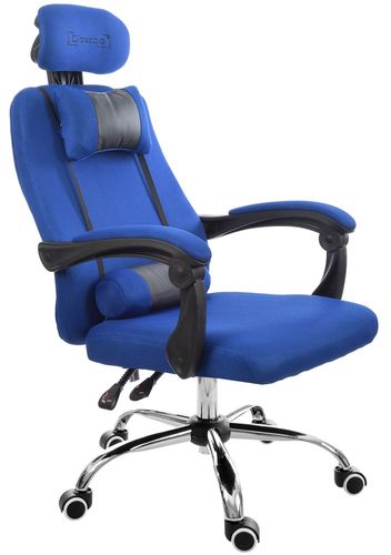 Fotel biurowy GIOSEDIO niebieski, model GPX008 na Arena.pl