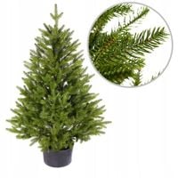 Choinka sztuczna jak żywa w doniczce Świerk Aspen 80 cm idealna na zewnątrz