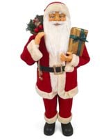 ŚWIĘTY MIKOŁAJ FIGURKA ŚWIĄTECZNA DEKORACJA WYSOKI 90cm DEKORACJA NA ŚWIĘTA